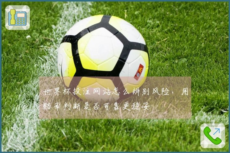 世界杯投注网站怎么辨别风险,用赔率判断是否可靠更稳妥